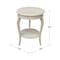 International Concepts Round Cambria  End Table, 18 W, 18 L, 24 in H, Wood, Unfinished OT-18R-18 - alternate 2
